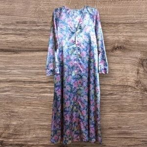 Christian Dior satin floor Kaftan. One size.  Vintage